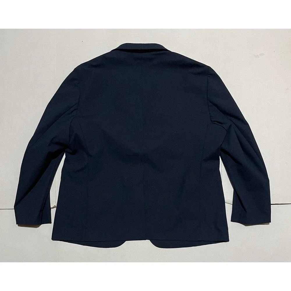 Sene Soho FlexTech Technical Blazer Men's Navy Size 48 Stretch 2 Button